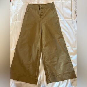 J Crew Wide Leg Button Fly Size 6